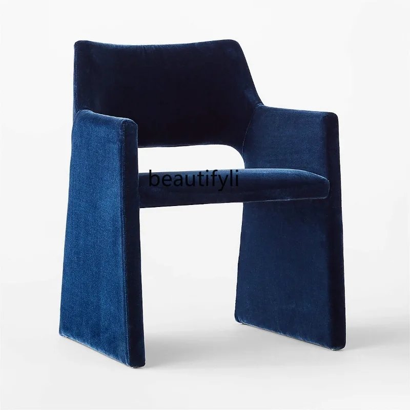 

Customized Nordic Minimalism Creative New Single Leisure Chair Designer Customized Sales Office Shape Negotiation Dining Chair