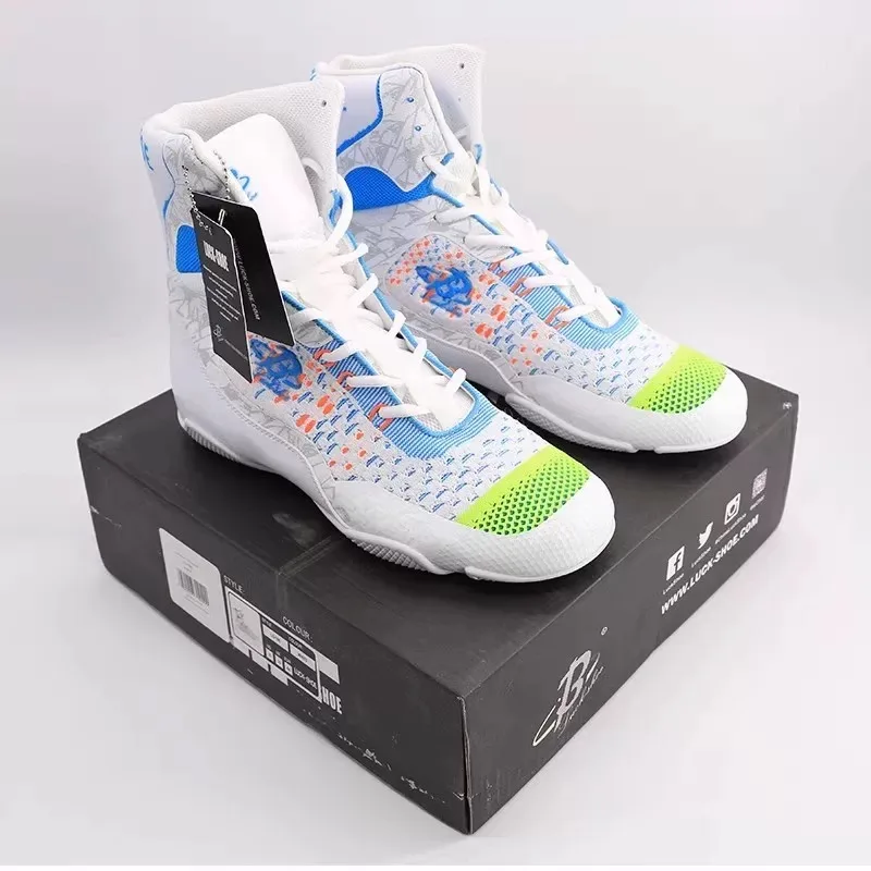 Professional Boxing Fighting Boots Mens Womens Luxury Brand Wrestling Shoes Unisex Breathable Sports Training Shoe Couples