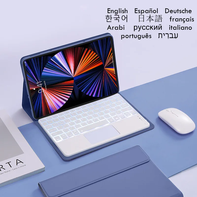 Per Honor Pad X9 X8 Pro X8Pro Custodia Con Cover Per Tastiera Touchpad Retroilluminato Teclado Per Huawei Honor Pad X9 X8 Pro Custodia Per Tastiera