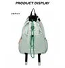 Portable Tennis Racket Bag Outdoor Sports Lightweight Drawstring Backpack for Men and Women, Hiking Bag. 3