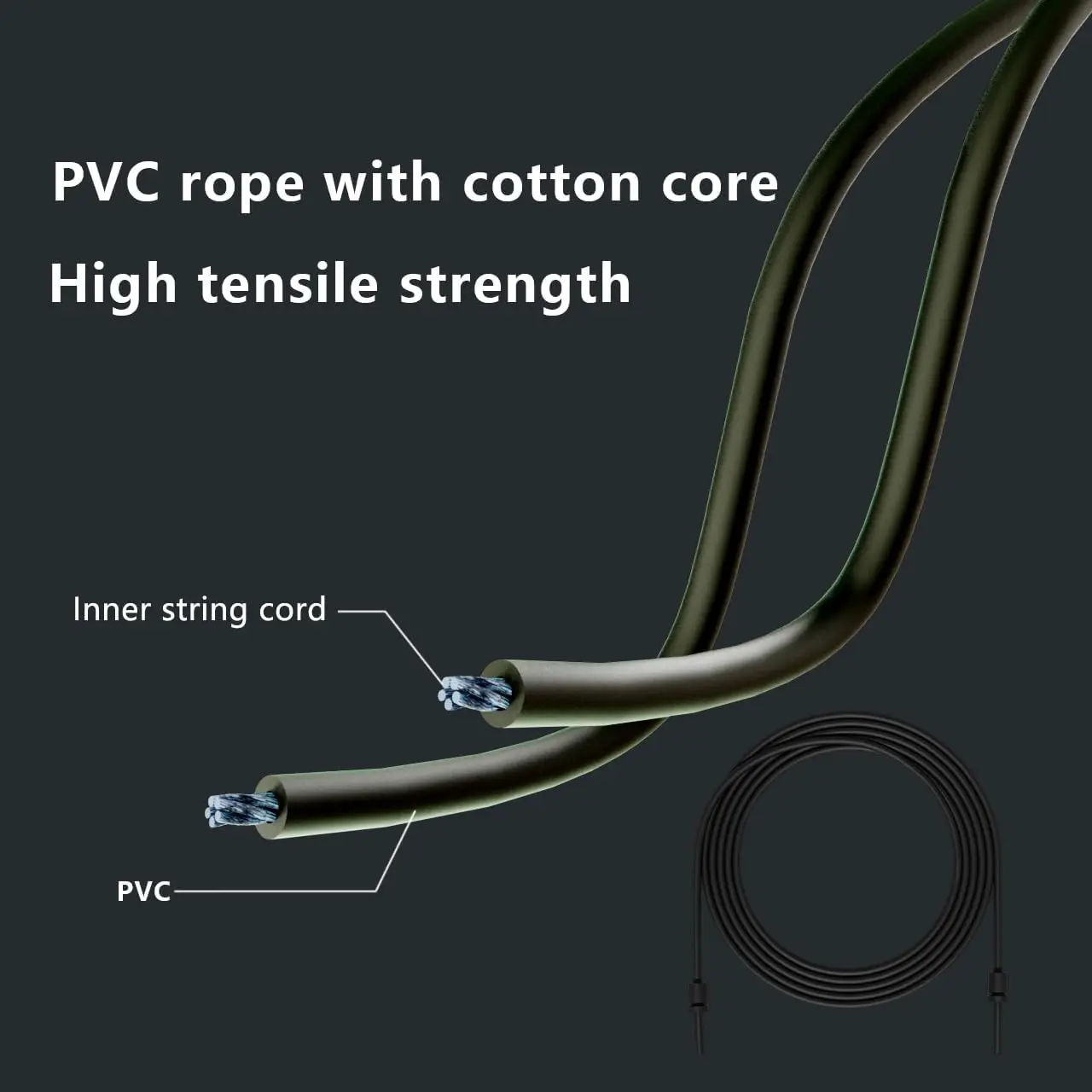 Adjustable PVC Fitness Jump Rope 5