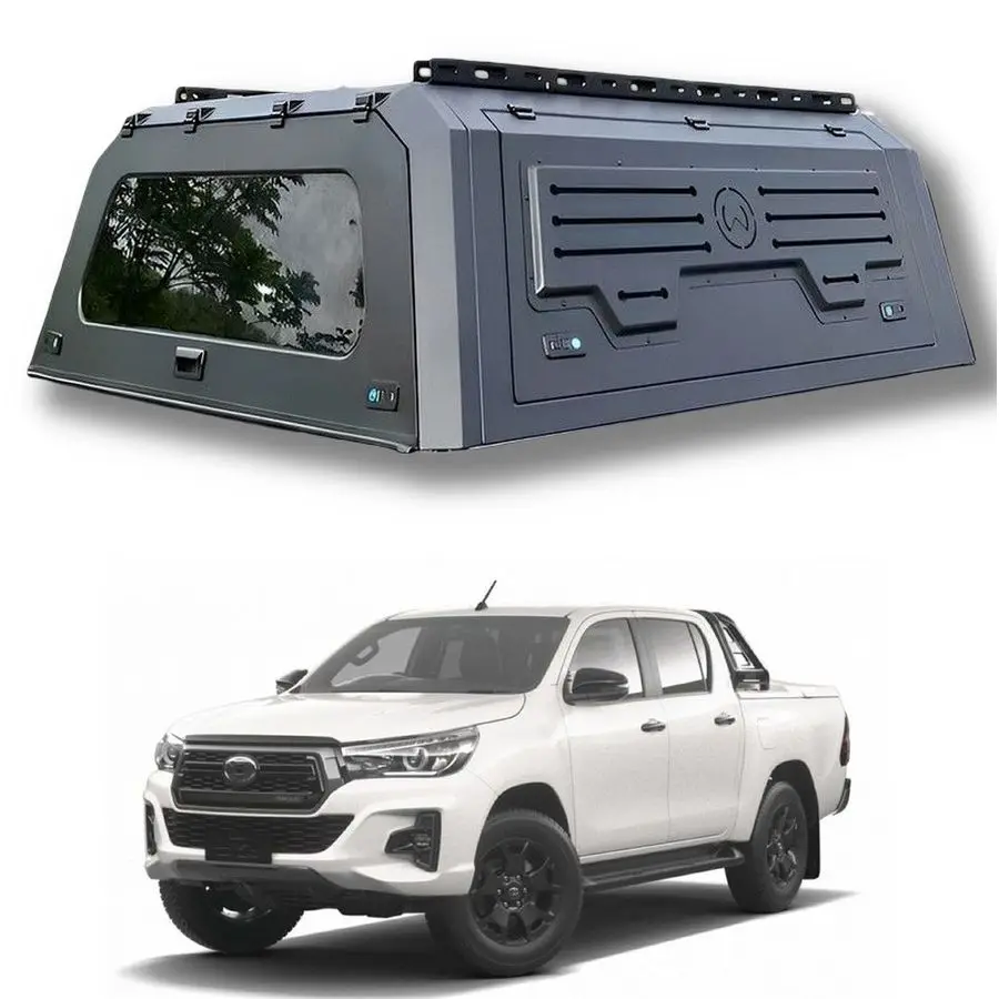 

Factory Direct Sale Durable Waterproof Custom Steel Canopy Hardtop Pickup Truck Special Canopy For Toyota Hilux Revo