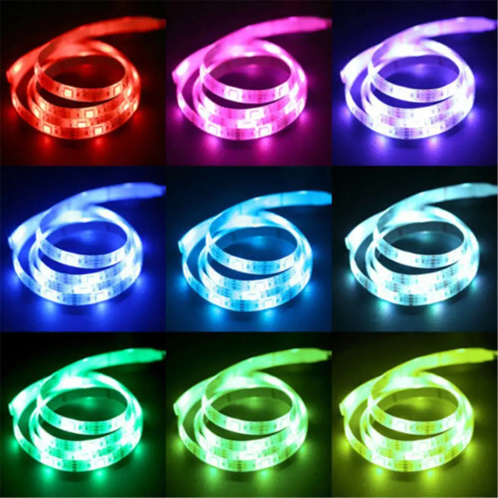 

Светодиодная ленсветильник Rgb, 5 В, водонепроницаемая, Ip65, 4 режима