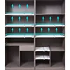 NEW Adjustable Closet Organizer Kitchen Storage Shelves Space Saving Wardrobe Wall Mounted Rack Home Appliance Cabinet Holder1pc 4