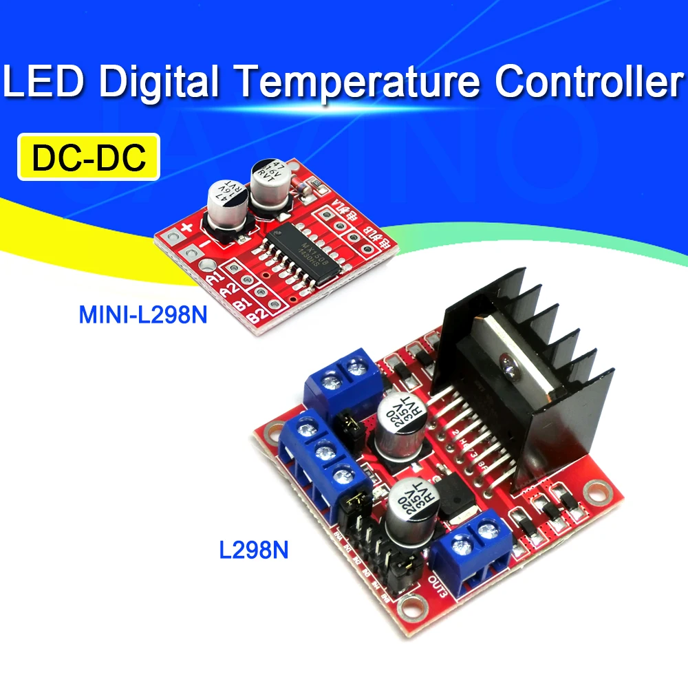 SCHEDA MODULO CONTROLLER Driver Motore Passo-passo L298N Dual H Bridge DC Per Arduino EUR 6,81