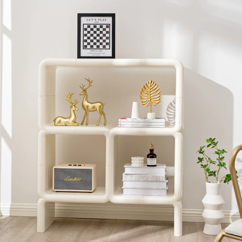 Storage Rack Book Display Stand Modern White Bookshelf Items Living Room Indoor Items Minimalist Bedroom Magazine Rack Display Estanteria Salon Nordic Furniture