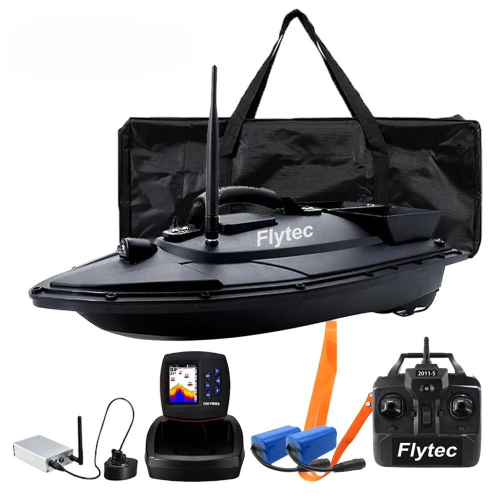 2011-5 500M Dual Motors Remote Control Bait Boat Ice Fishing Sonar Sensor Fish Finder For Bait Boat Fishing