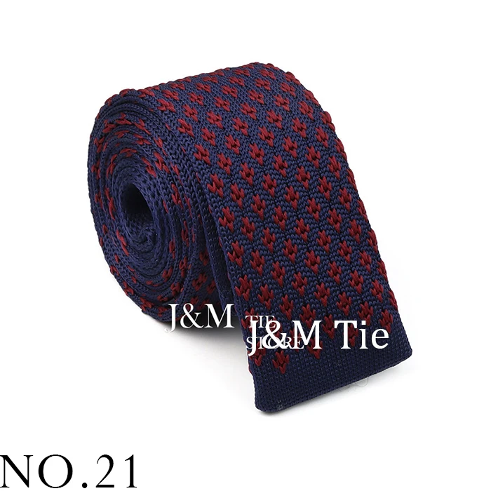 Neue Strickkrawatten für Männer, lässige dünne Krawatte für Party, Jungen und Mädchen, gestrickt, gestreift, Hochzeitskrawatte für den Bräutigam, Halsbekleidung – Detail 24