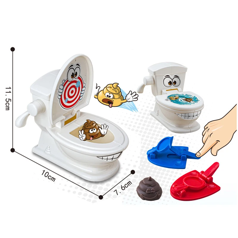 Toilet Poop Toys Party Funny Children's Sensory Toys Stool Toilet Toy for Girls and Boys Todders Kid Children Xmas Gifts 5
