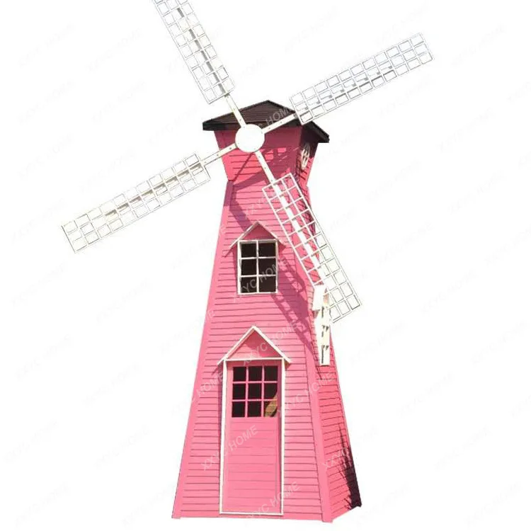 

Cart Water Windmill Landscape Activity Antiseptic Wood Lanjing Windmill Decoration Large Swing Accessories Netherlands