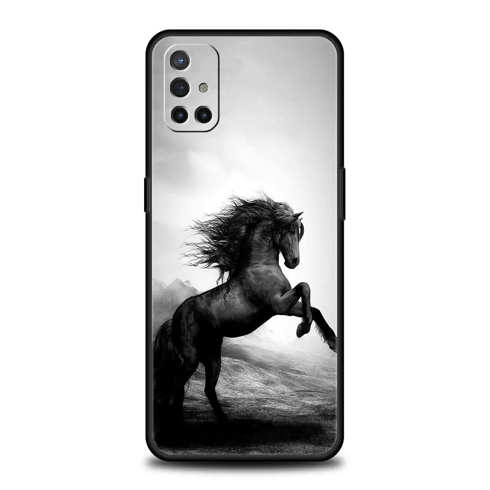 Galloping Horse Girl Drawing Phone Case Cover