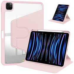 360 - Degree Rotating iPad Stand Cover - iPad 10th 11th (A16) (XZ - Pale Pink)