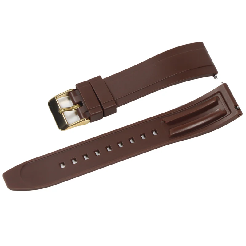 High-Quality Vulcanized Rubber Quick Release Watch Strap Bracelet