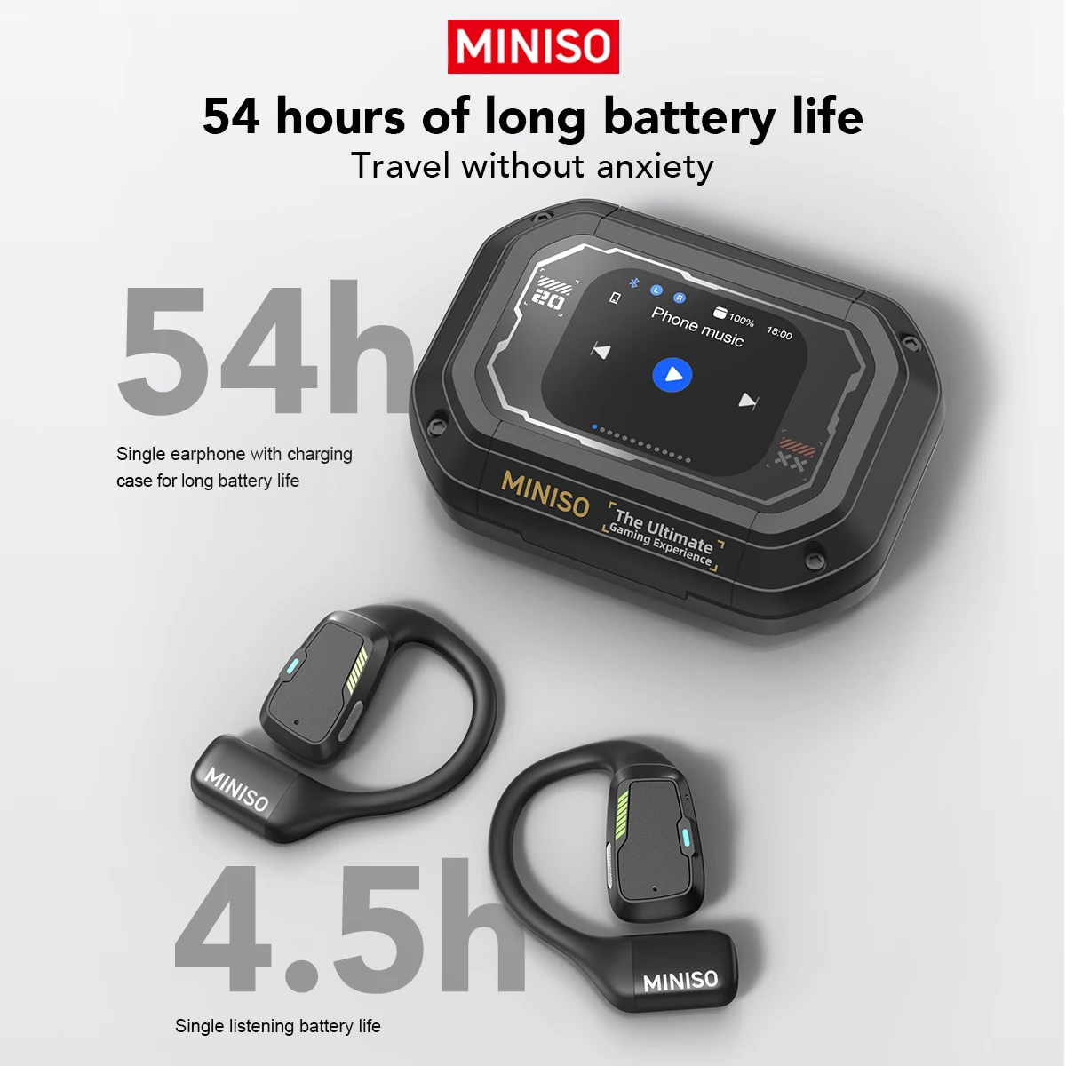 AI MINISO M98 Wireless Headphones OWS Sports Bluetooth Earphones