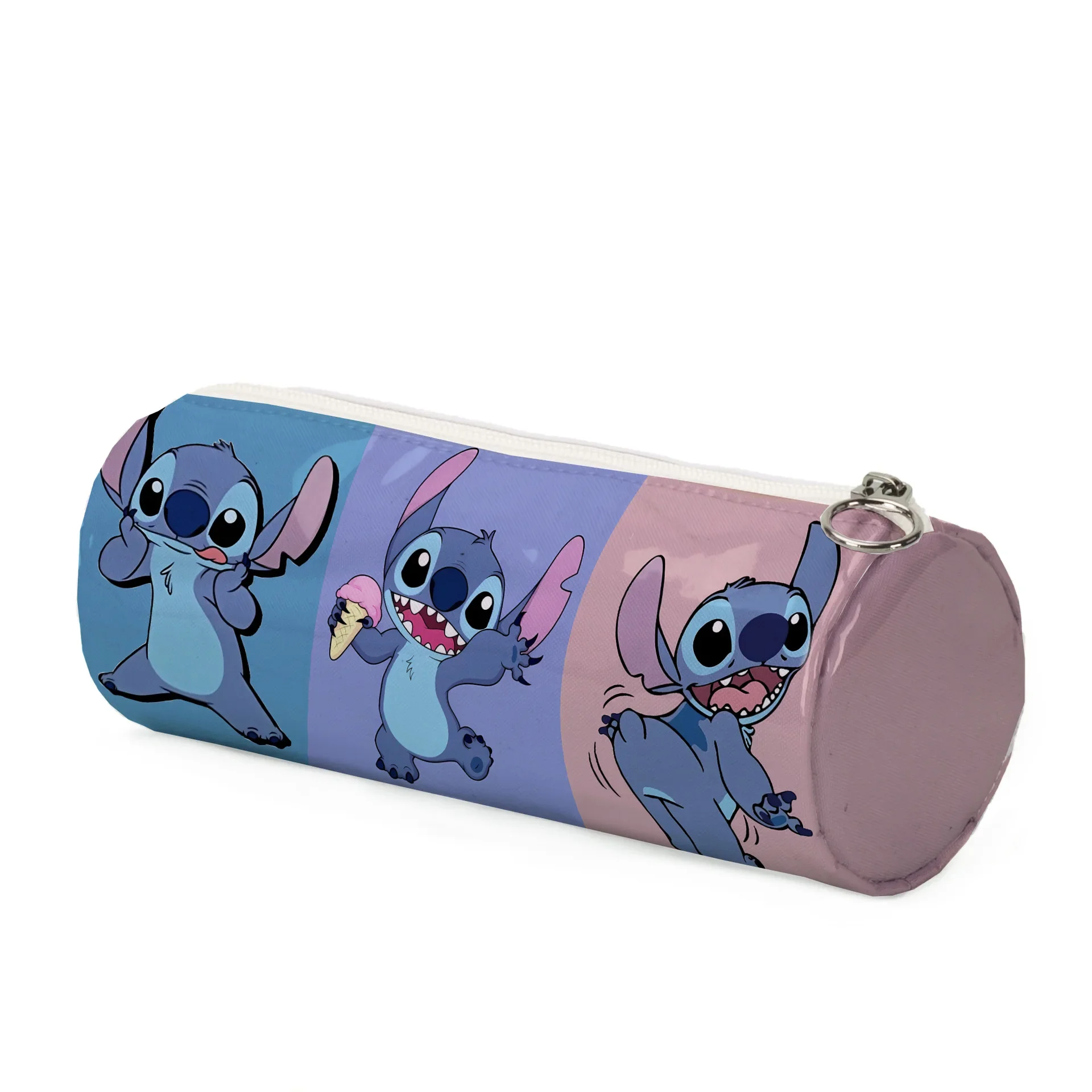 thumbnail image 1 of Estuche para lápices de Disney Stitch, estuche cilíndrico con dibujos animados de Lilo y Stich, bolsa de almacenamiento de papelería de gran capacidad para regalo de niños, 1 of 5