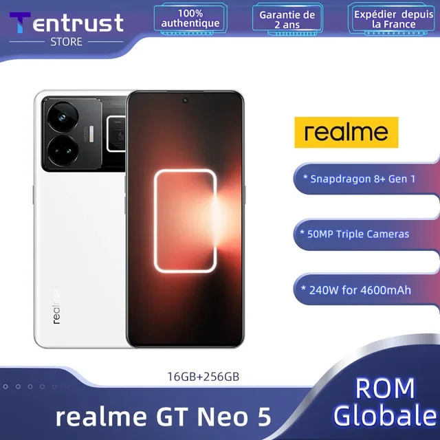 Realme's GT3 phone with 240W fast charging is getting a global release