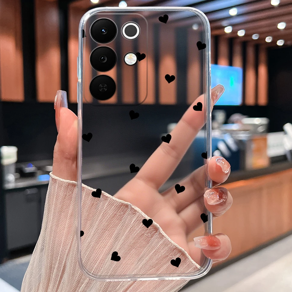 Colorful Patterned Clear Soft Silicone Phone Cover - Lightweight and Stylish Case