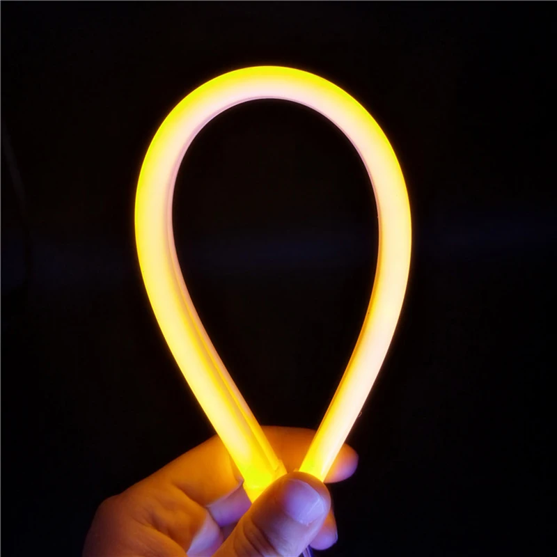 ตัวเลือกสินค้า แถบไฟ LED แต่งรถ 2 ชิ้น ยืดหยุ่น 12V สัญญาณเลี้ยวกลางวัน