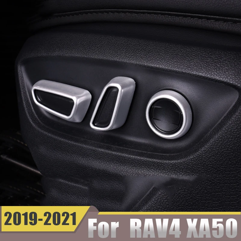 Abs Car Seat Regolazione Manopola Interruttore Trim Covers Per Toyota Rav4 Rav 4 Xa50 2019 2020 2021 2022 Mk5 Accessori Per Modanature Interne