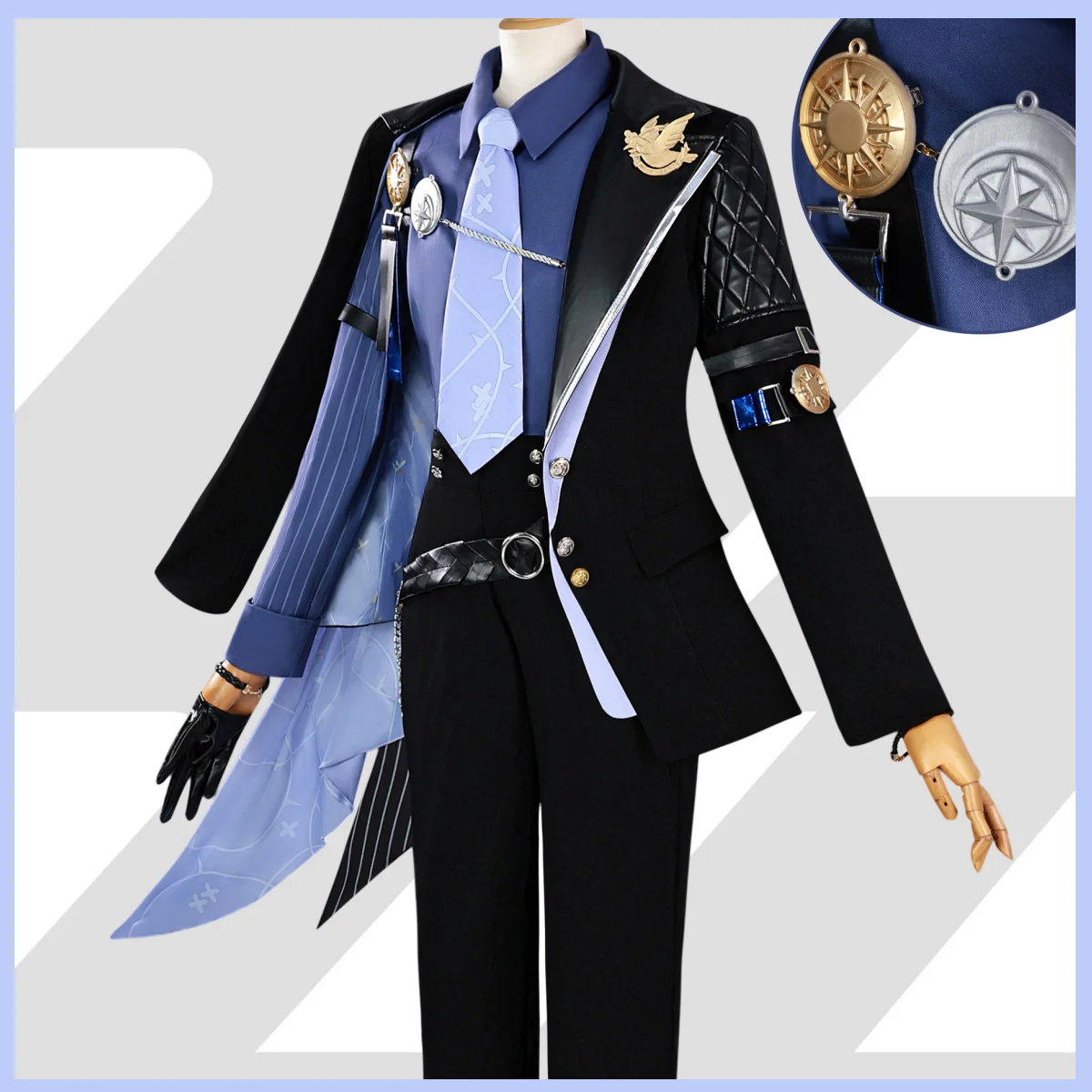 Zenless Zone Zero Hugo Business Suit Cosplay Costume
