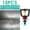 Sprycle Garden 1/4'' Watering Sprinkler Dripper Drip Irrigation Greenhouse Adjustable Mist Emitters Micro Spray Rotating Nozzle 2