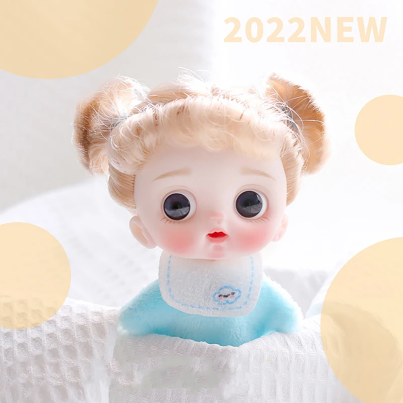Mini Pocket Toys For Girls Mini Doll Clothes Baby Cute Smiling Doll Make-up Body Cute 1/12 Dolls Toys for Girls Gifts Kids 4