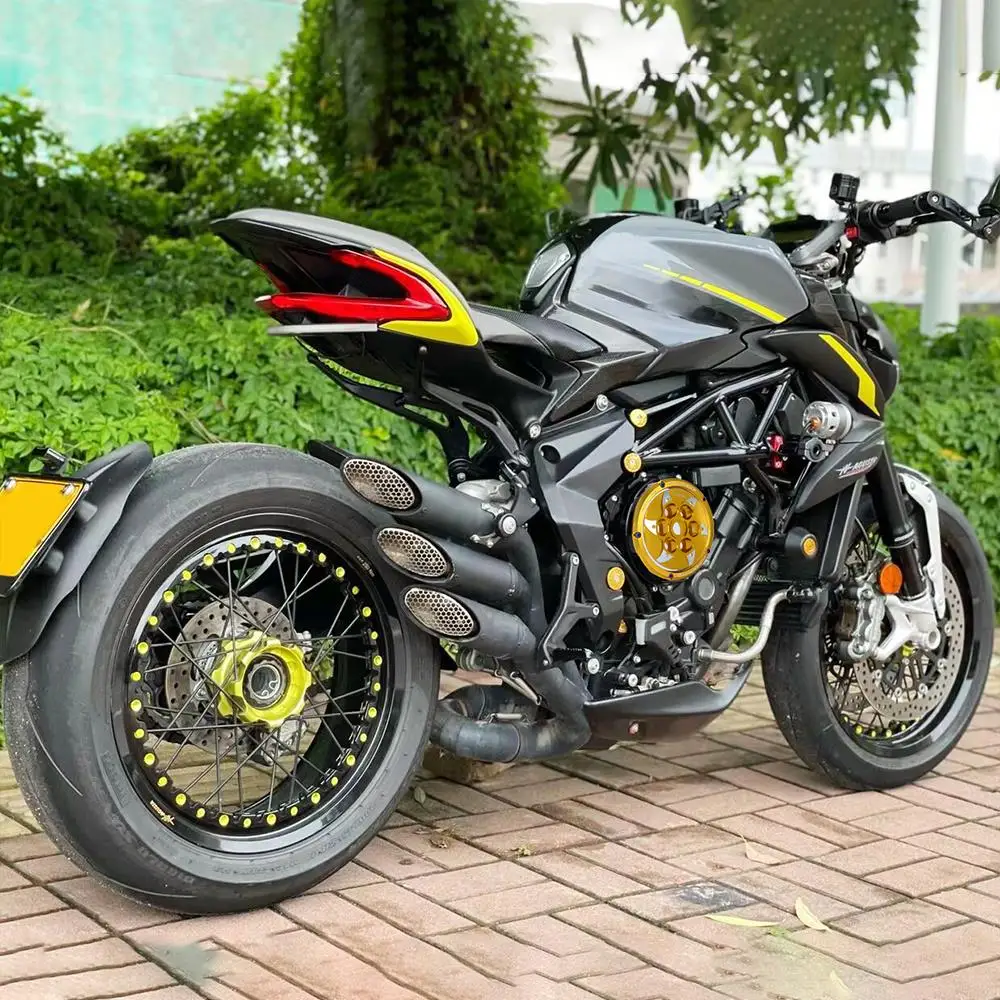 CNC Motorrad Druckplatte Motor Transparent Kupplung Abdeckung Schutz für MV AGUSTA Dragster 800 RC Dragster 800 Rosso 800RR – Detail 8