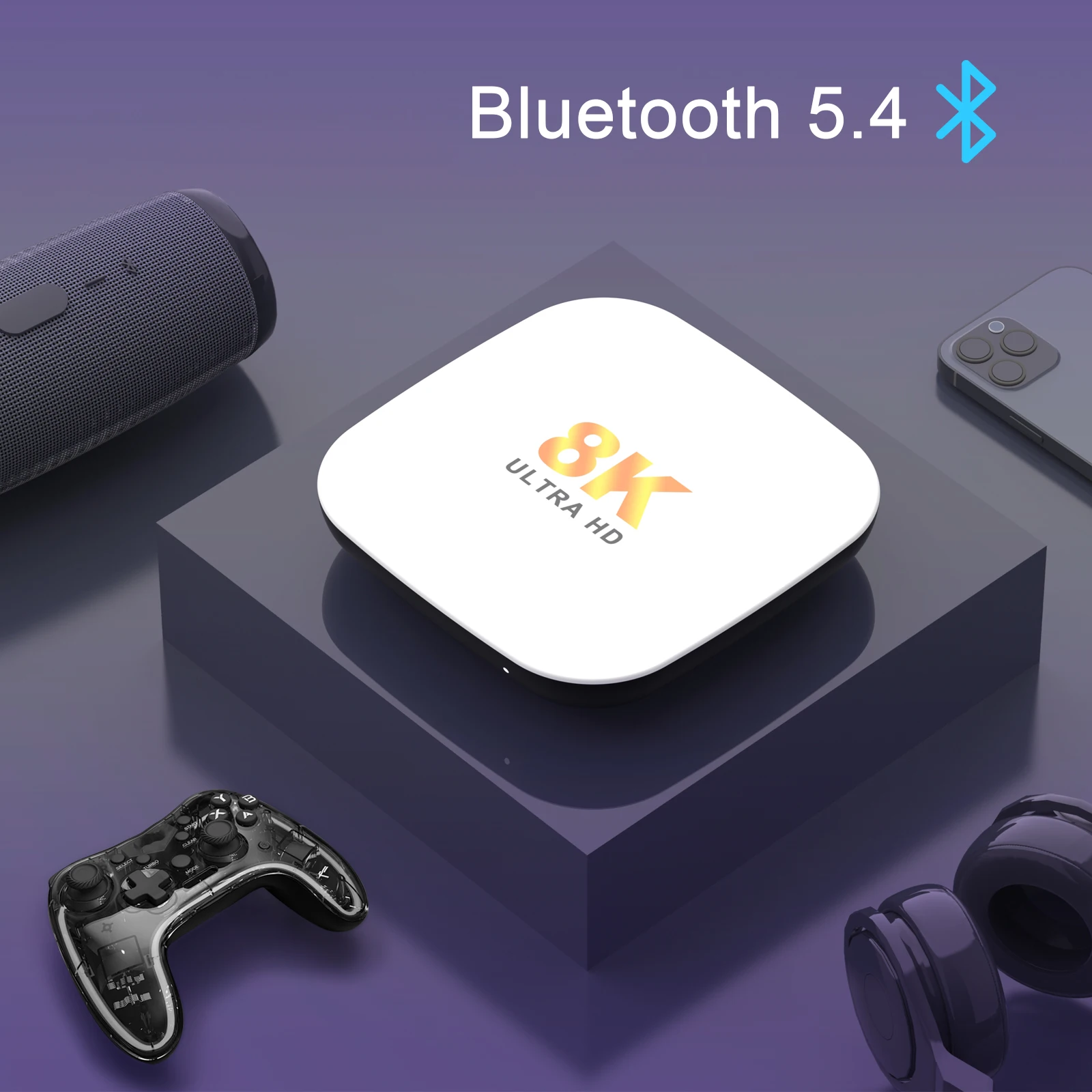 Smart TV Box H96 MAX M2 PLUS Rockchip RK3528 8K WiFi6 BT5.4 Google Voice Assista