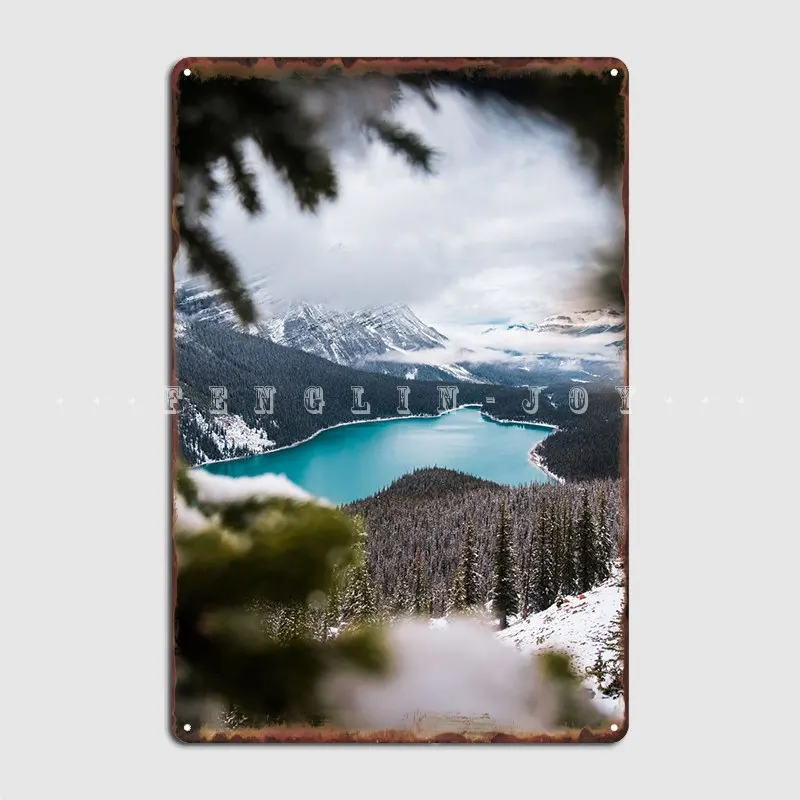 

Постер с деревьями, металлическая табличка, кинотеатр, кухня, индивидуальный Настенный декор, паб, Жестяная Табличка на гараж постер