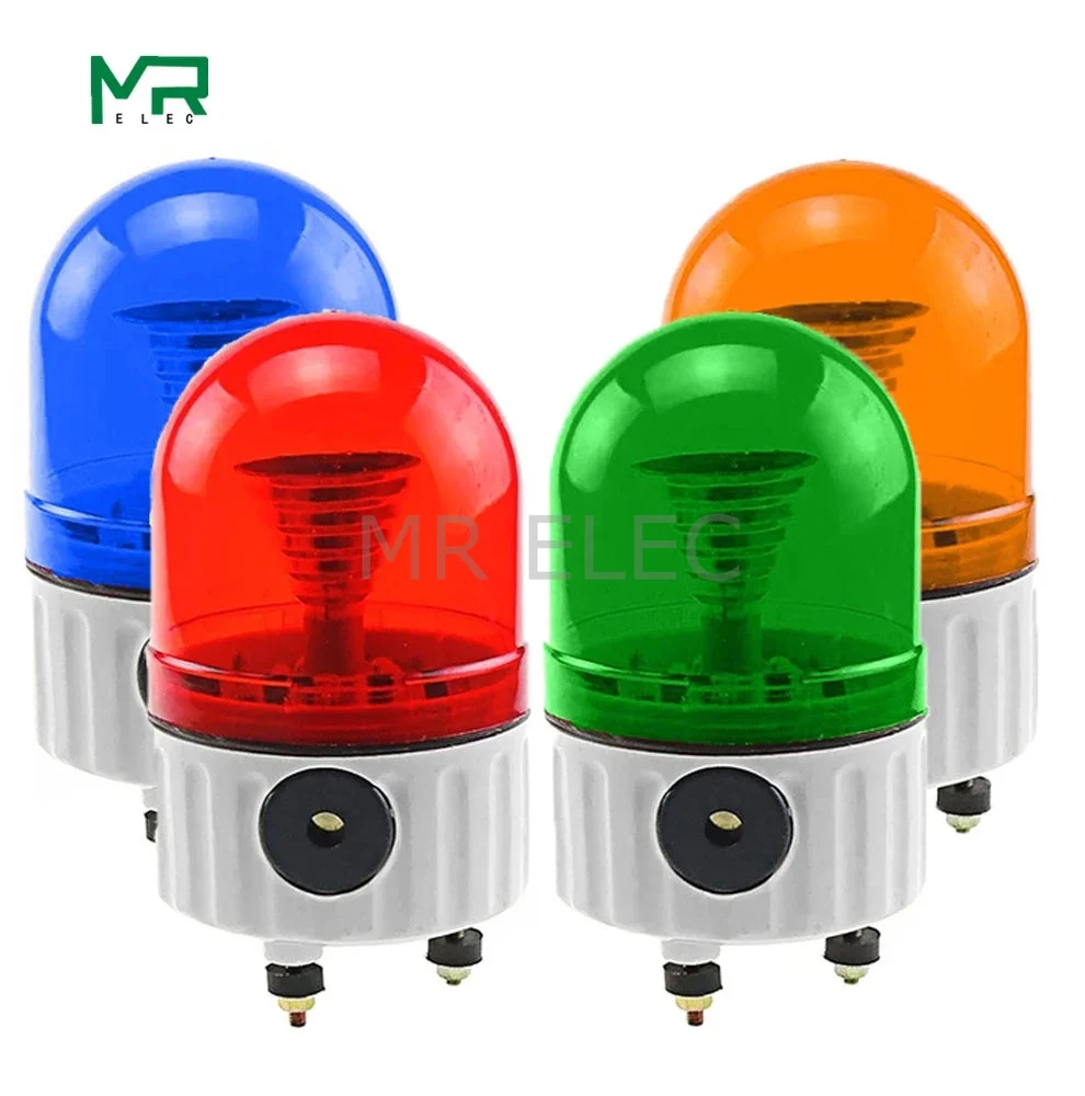 Met Voice Led Strobe Alarm Lamp Licht Sirene Rood, Geel, Blauw, groene Led Waarschuwing Licht