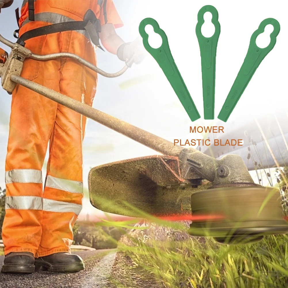 Grass Trimmer Blade 30Pcs Plastic Blade Practical for Ferrex Aldi FAR 20-1 97699 for Home Garden Yard