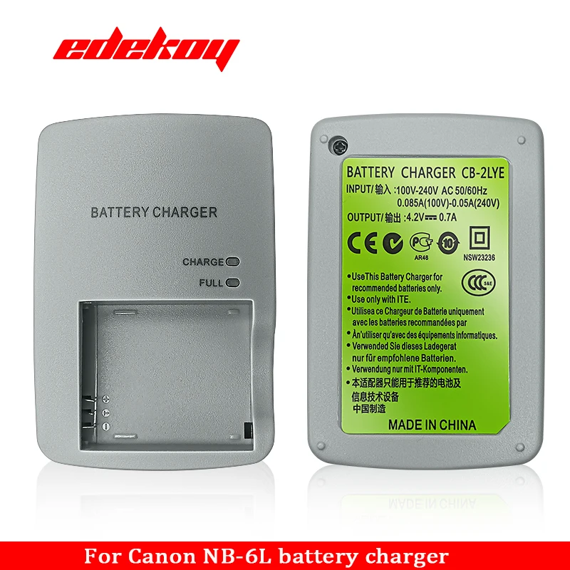 2 Batterie NB-6L E Caricatore USB Per Canon - Compatibile Con PowerShot SX275, SX610, ELPH 500 HS E Altri Modelli - Foto 10