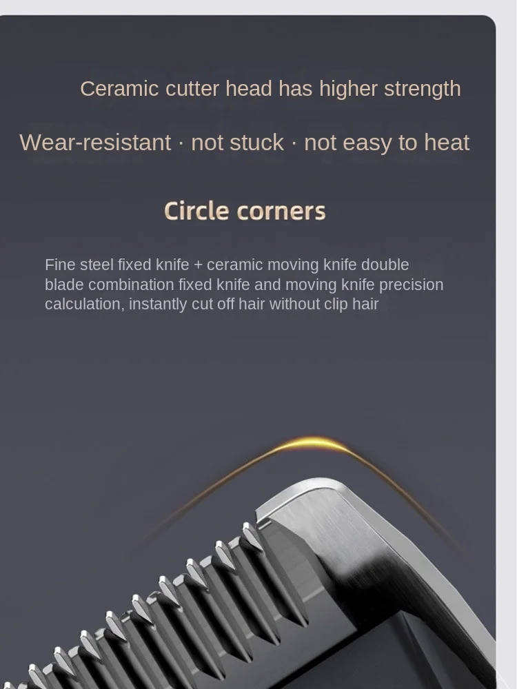 이발소용 D8 조각, 트리밍, 긁기, 특수 전기 가위, 날카로운 헤어 붙지 않음, 0 커터 헤드