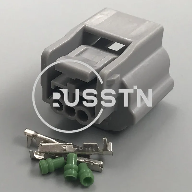1 Set 3 Hole Grey Auto Lamp Low Current Waterproof Socket AC Assembly Cable Harness Sealed Connector 7287-0178-40 70178