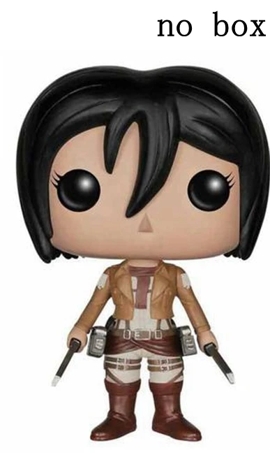 Funko Pop Anime Action Figures Attack On Mikasa Ackermann #21 Vinyl Figure Model Collection Toys For Boys Figurines - Action Figures - AliExpress