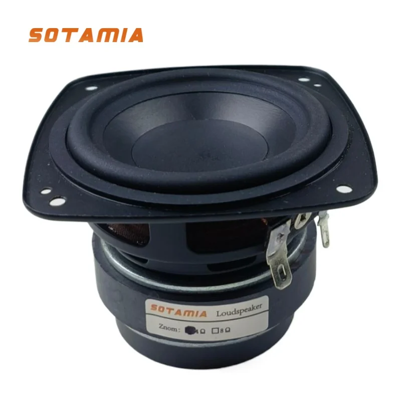 SOTAMIA 1Pcs 3 Inch Full Range Speaker 4 Ohm 25W DIY Portable Bluetooth Speaker Audio Hifi Music Home Loudspeaker For Boombox 3