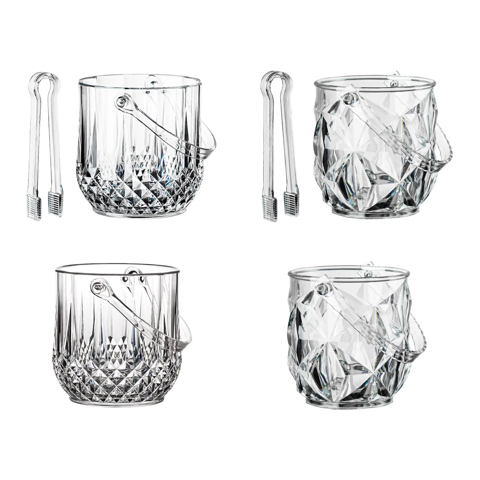 Acrylic Ice Tub Beer Champagne Bottle Acrylic Beverage Champagne Wine Bucket for Bar Night Supplies Restaurant KTV Beach