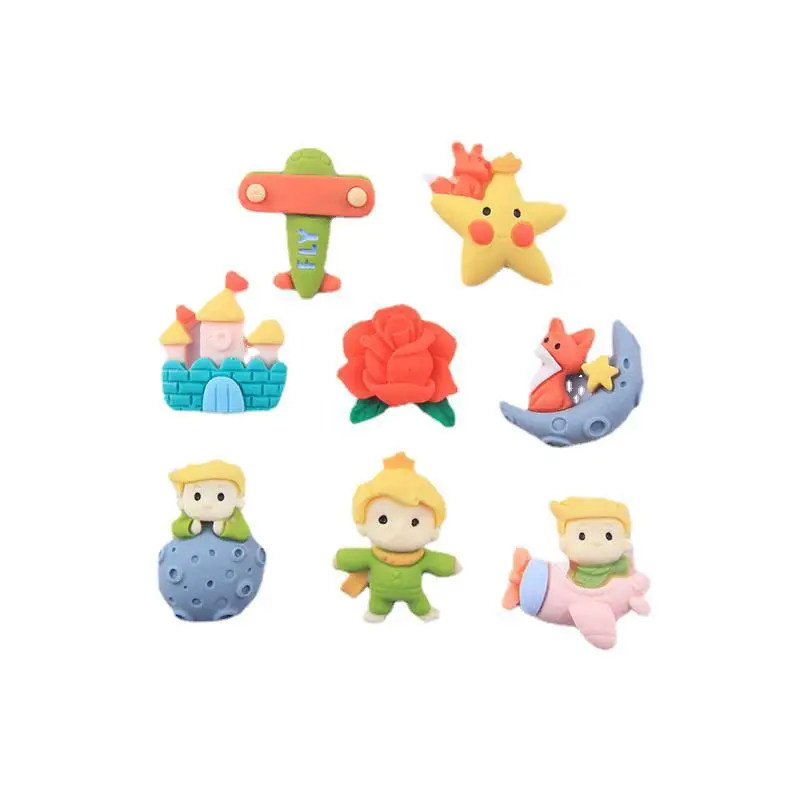 

Бесплатная доставка, 100 шт./партия, кабошон из смолы с плоской задней стороной, мультяшная резина с плоской задней застежкой, «сделай сам», Свадебные Заколки, украшения, аксессуары LSR219