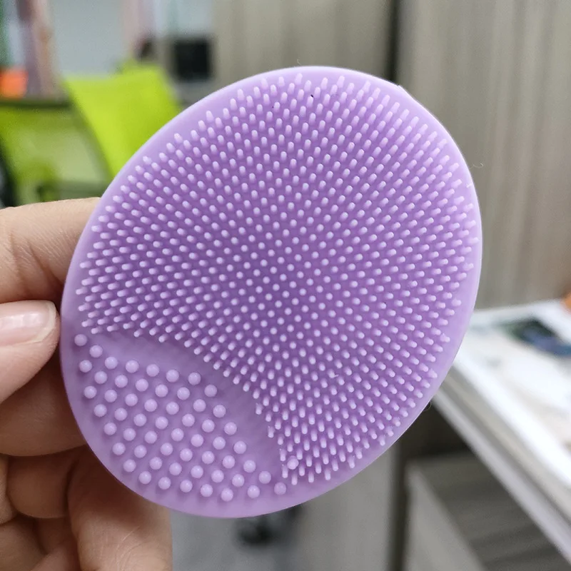 1PCS Silicone Shampoo Brush for Baby Infant Bathing Soft Silicone Boys Kids Shower Brush Head Hair Washing Massage Brushes Wipe baby brush