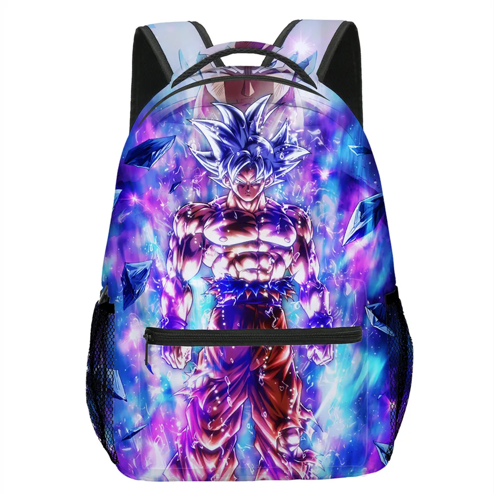 New Dragon Ball Z Anime Figure Backpack Cartoon Super Saiyan Goku