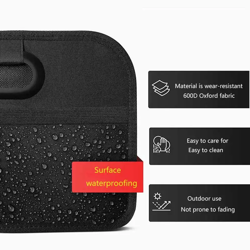 صندوق تخزين السيارة القابل للطي من قماش أكسفورد عا...