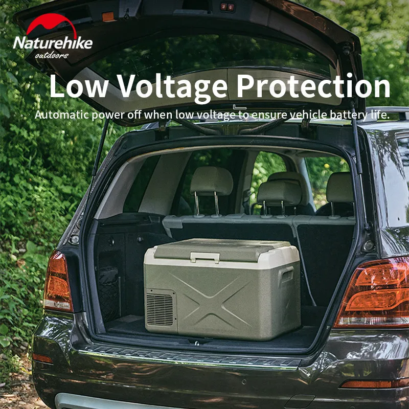 Naturehike 30L 24V Car Refrigerator Big Capacity 25 Min Ice Making Summer Travel Portable Fruit Drink Outdoor Freezer Ice Bucket