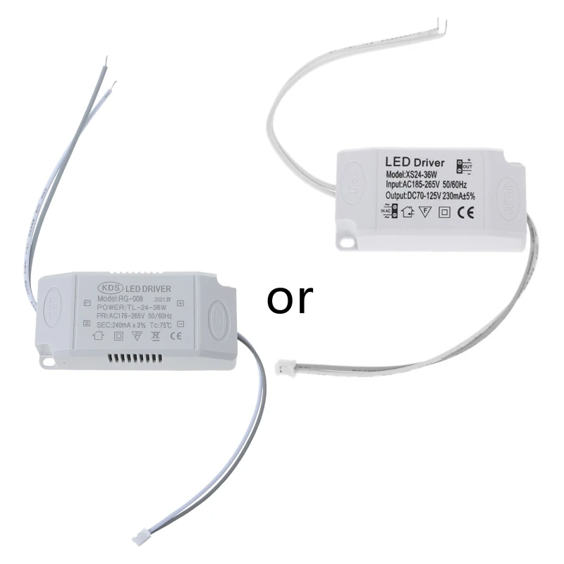New 220V LED Constant Current Driver 24-36W Power Supply Output External For LED