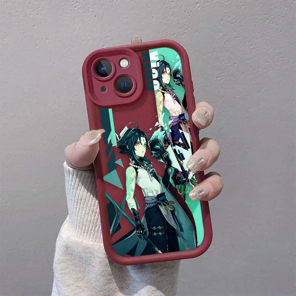 Genshin Impact Miko Xiao Artistry Phone Case