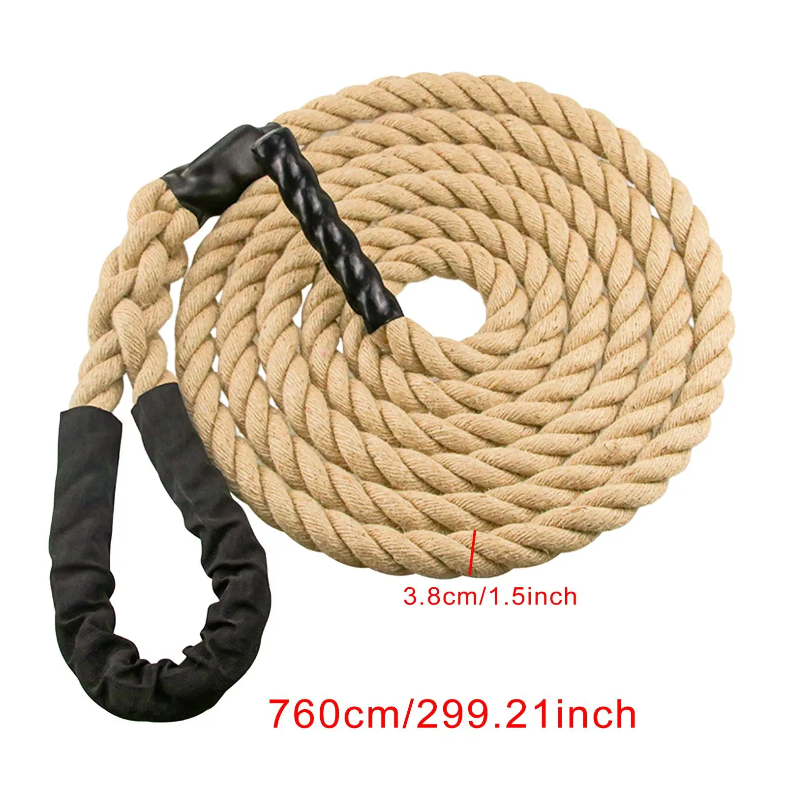 Gym Climbing Rope Workout Rope for Adults Battle Strength Training Jute Fitness for Working Out Indoor Outdoor