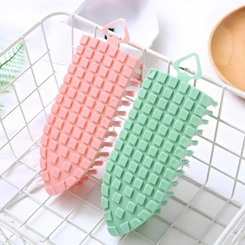 Haushalt Multifunktionale Flexible Reinigung Pinsel Küche Herd Reinigung Pinsel Badewanne Fliesen Schrubben Kleidung Pinsel Hause Werkzeug – Detail 10