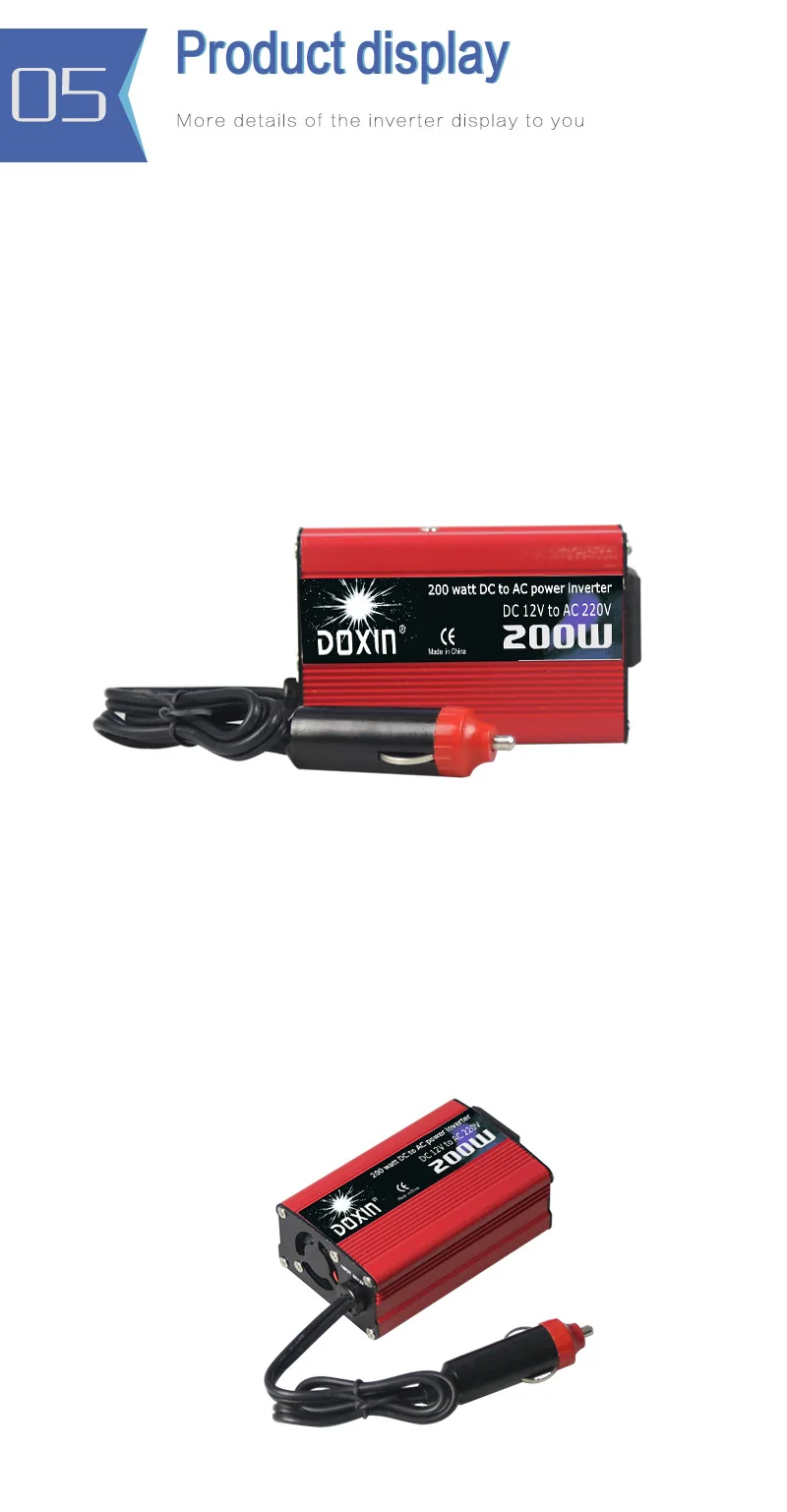 vermelho duplo usb 12 a 220v 110v