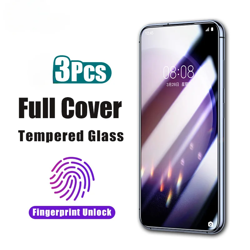 

3PCS Full Cover Tempered Glass Screen Protector for Samsung Galaxy S23 S22 S21 Plus Note 20 Protective Film