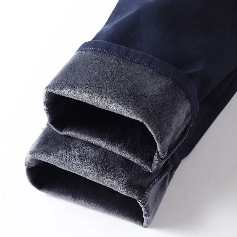 High Quality Men's Golf Pants Winter Villus Thicken Warm Comfort Golf Trousers Outdoor Elastic Loose Casual Sport Work Pant 골프웨어