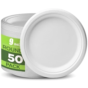 Biodegradable Paper Plates Disposable 1